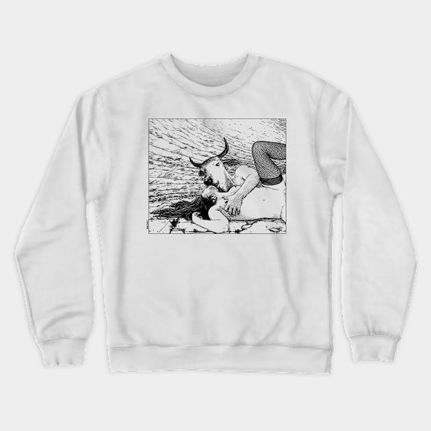 Les noces sanglantes (The bloody nuptials) Crewneck Sweatshirt by apolloniasaintclair